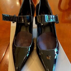 Ann Taylor Christy Pointy Toe Mary Janes Heels